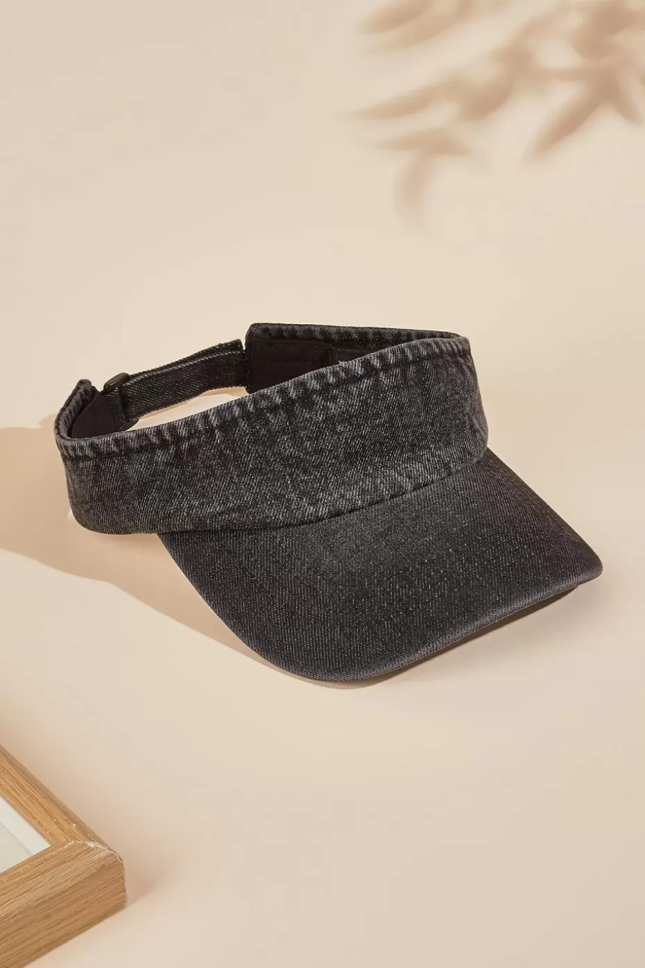 Store Cupshe Denim Visor Black