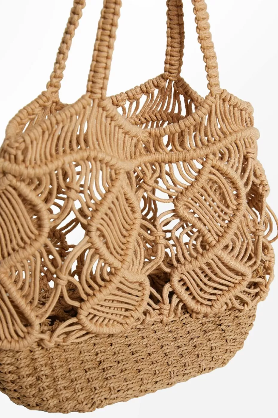 Best Sale Cupshe Braided Straw Handbag Camel