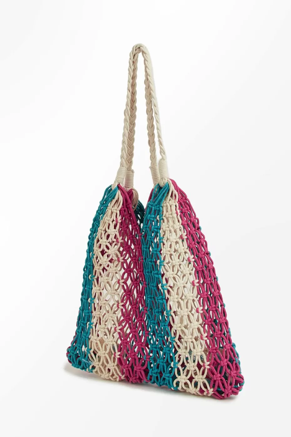New Cupshe Colorblock Crochet Bag Multi