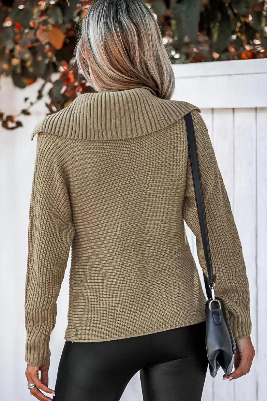 Discount Cupshe Crochet Half-Buttoned Sweater Apricot