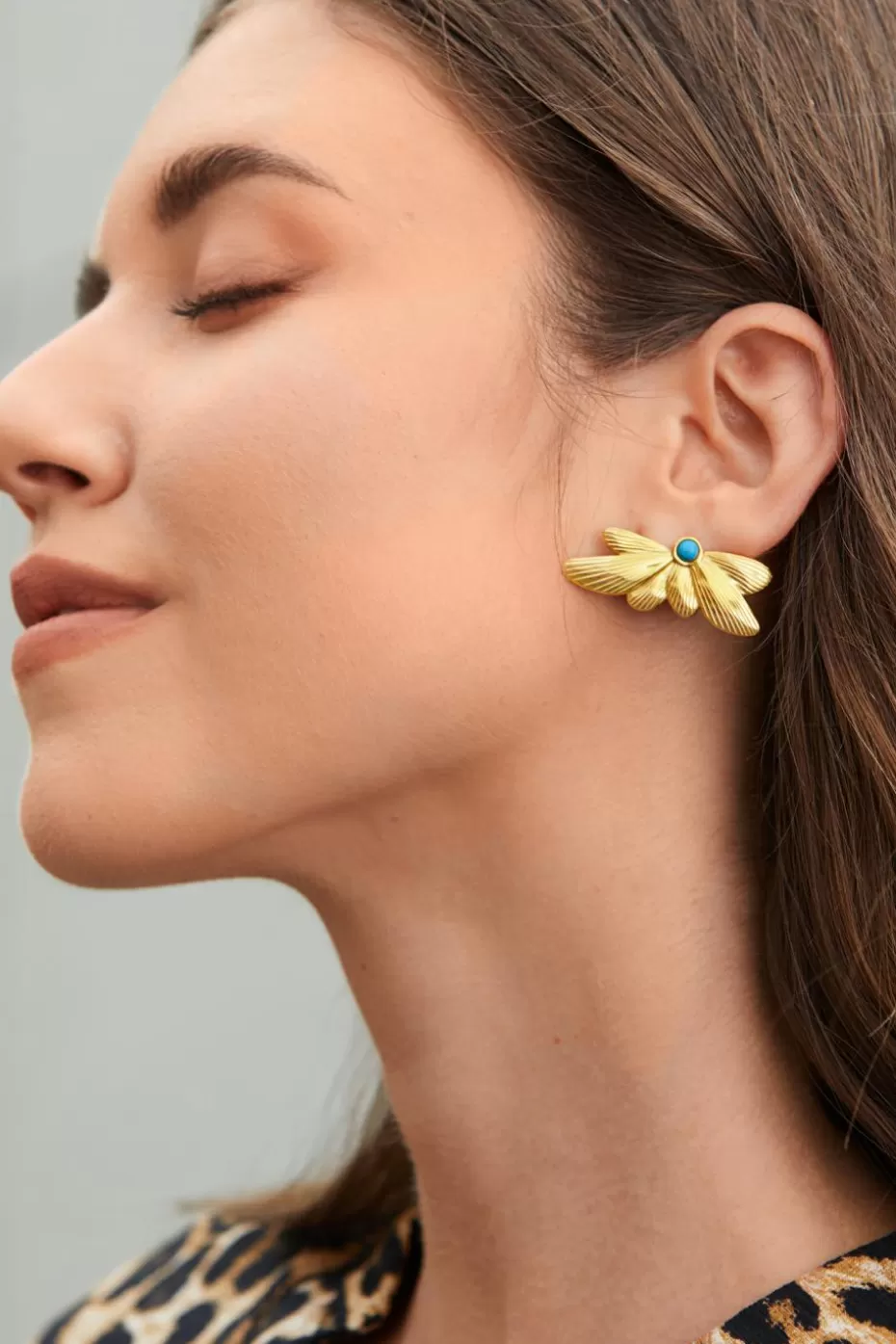 Clearance Cupshe Gold-Tone Wing Butterfly Earrings Goldenrod