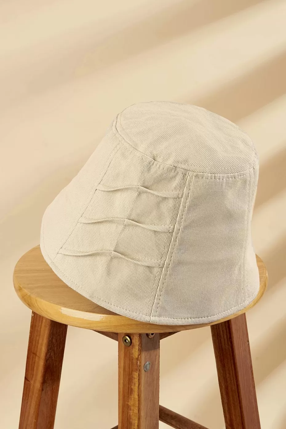 New Cupshe Pleated Bucket Hat Khaki