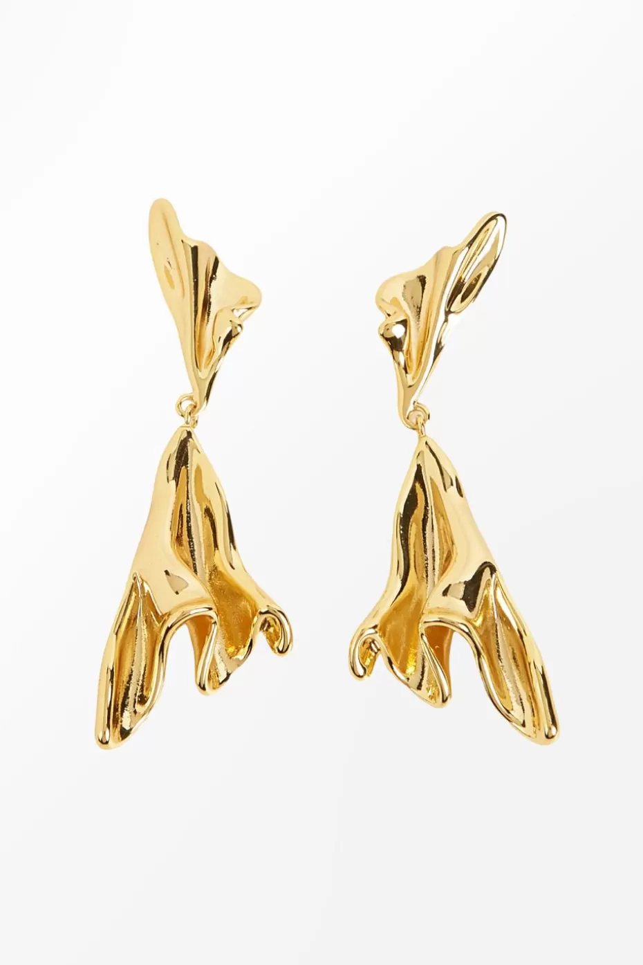 Hot Cupshe Lava Pattern Drop Earrings Goldenrod