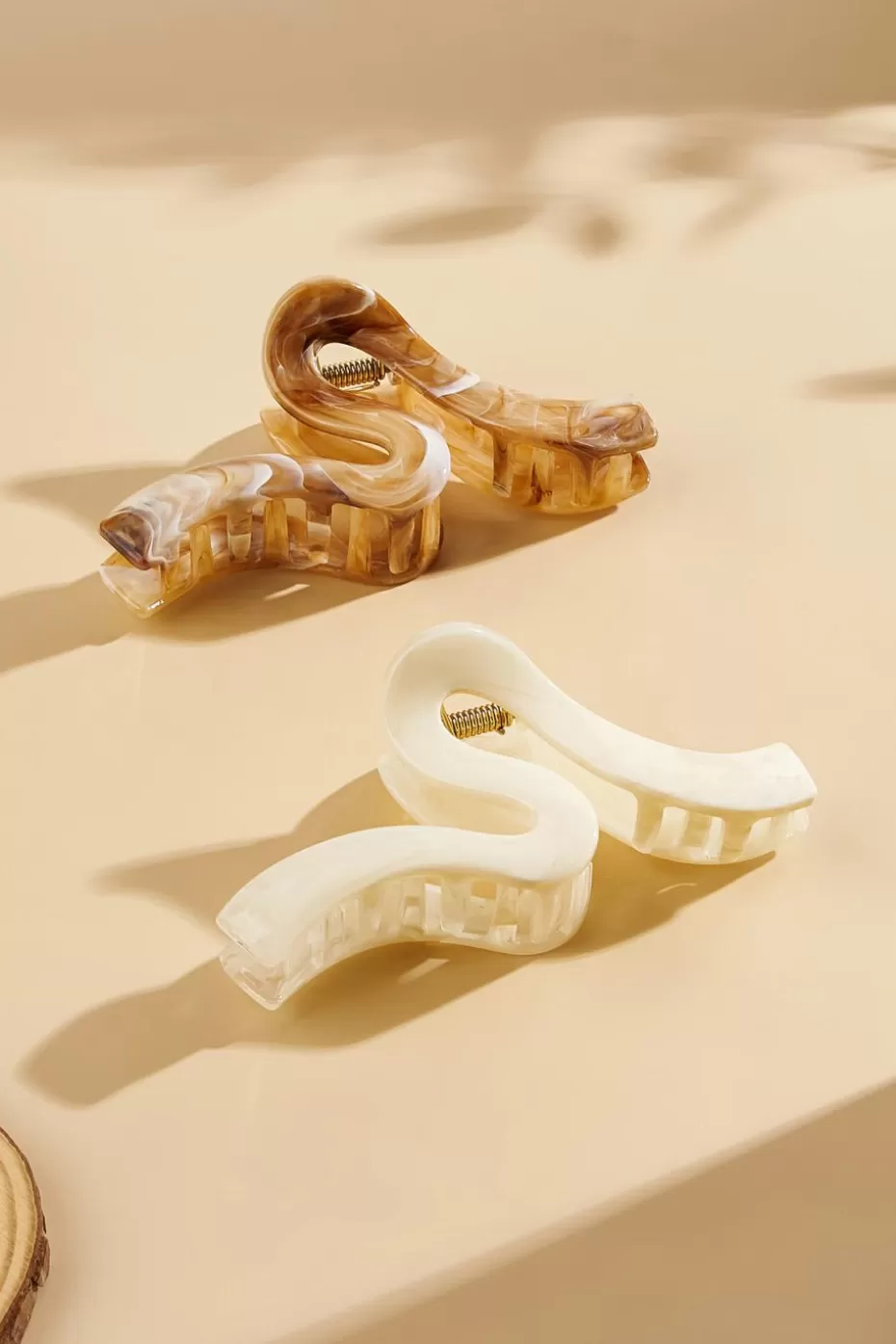 Store Cupshe Marbled Abstract Claw Clip Multi