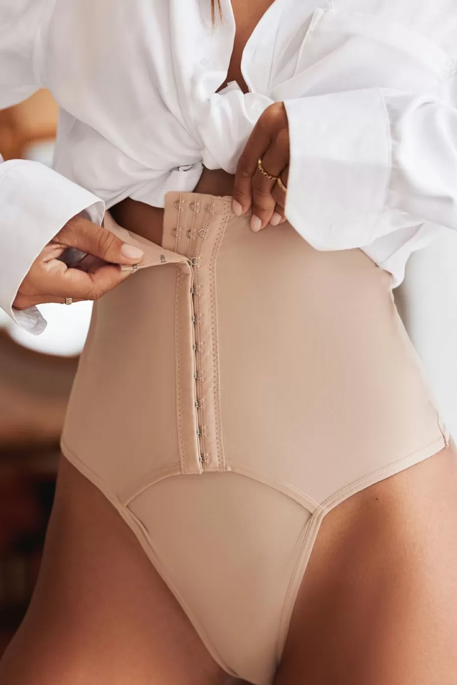 Shop Cupshe High-Rise Slim & Sculpt Shapewear Neutral