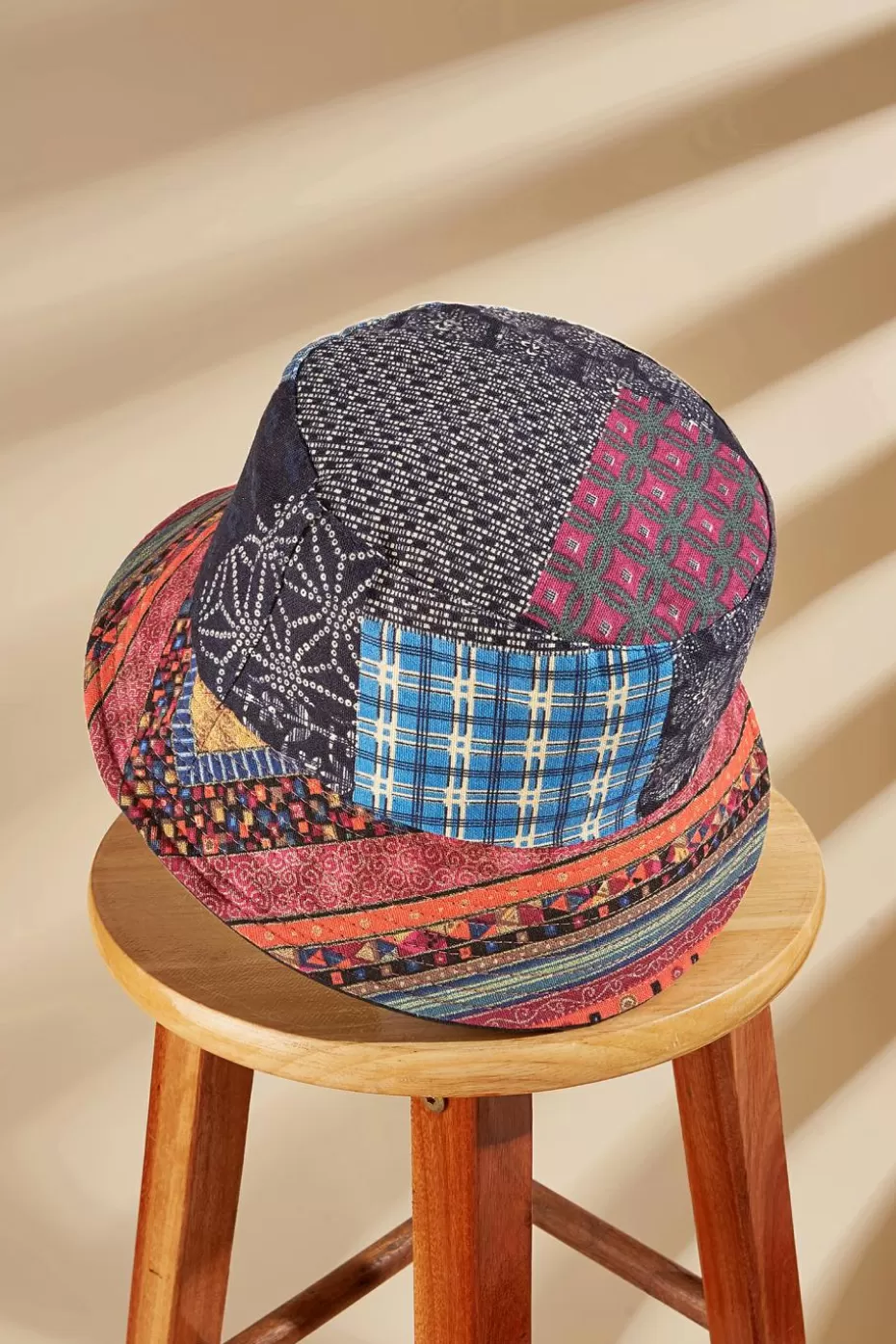 Cheap Cupshe Patchwork Bucket Hat Multi