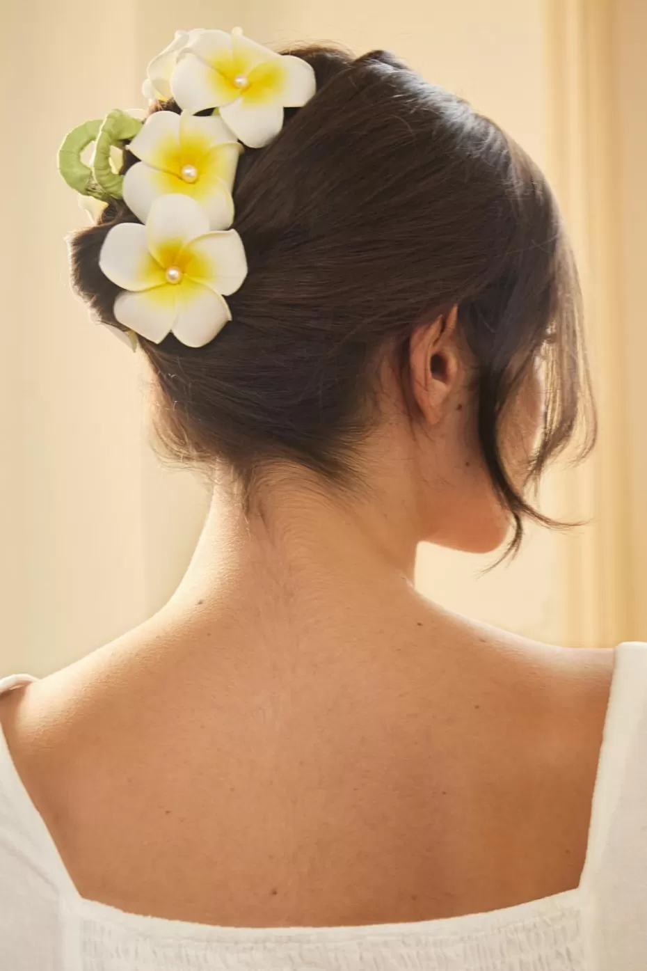 Outlet Cupshe Plumeria Hair Claw Green