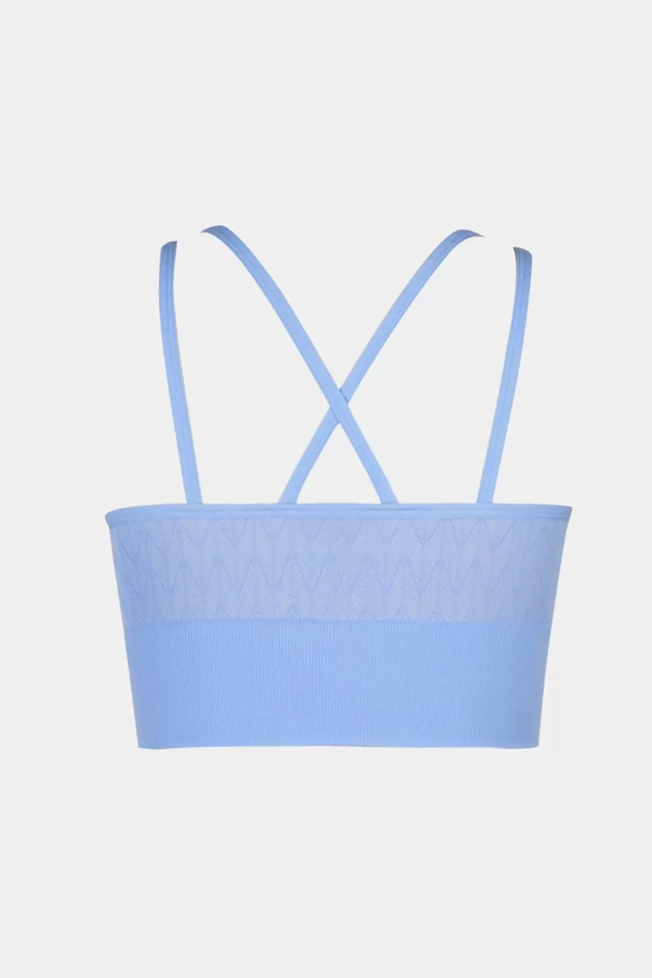 Best Cupshe Seamless Sleeveless Scoop Neck Crop Top Blue