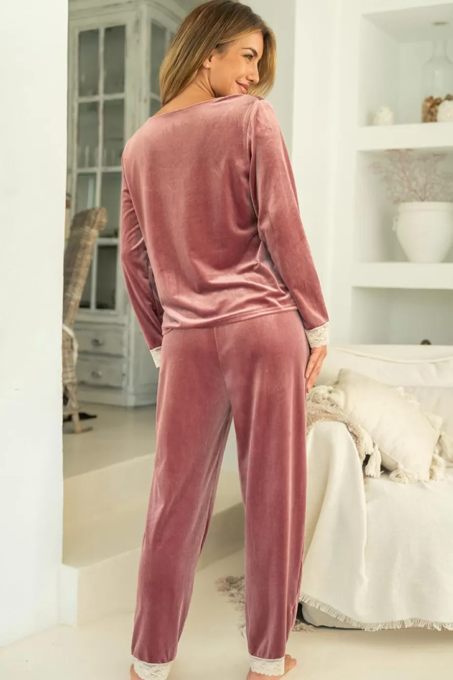 New Cupshe Red Lace Trim Pajama Set Strawberry